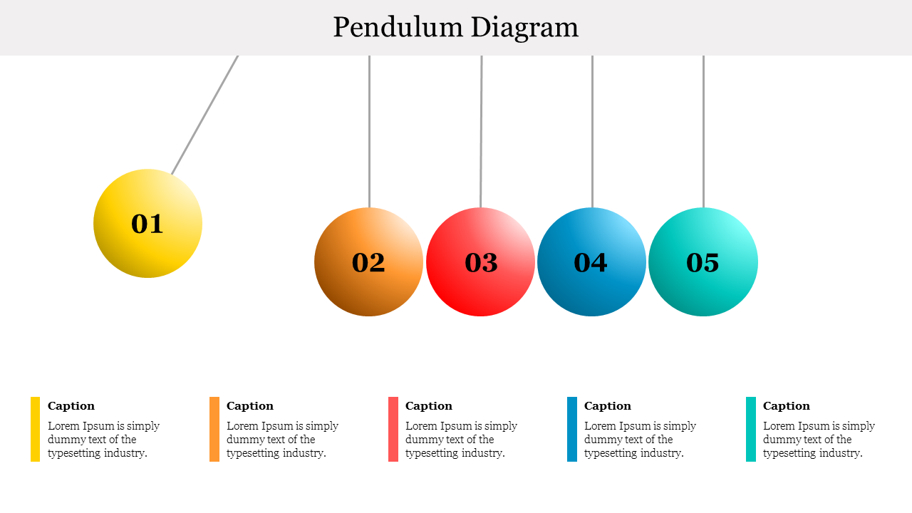 Amazing Pendulum Diagram PowerPoint Presentation Template